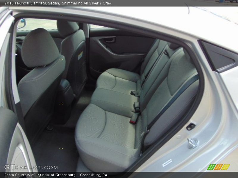 Shimmering Air Silver / Gray 2015 Hyundai Elantra SE Sedan
