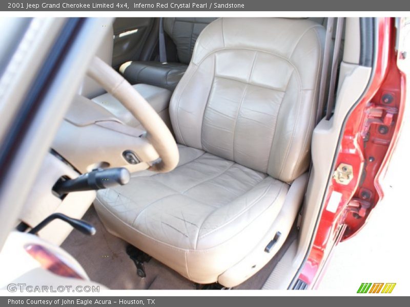 Inferno Red Crystal Pearl / Sandstone 2001 Jeep Grand Cherokee Limited 4x4