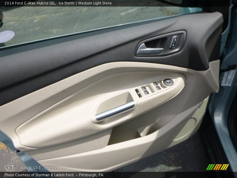 Ice Storm / Medium Light Stone 2014 Ford C-Max Hybrid SEL