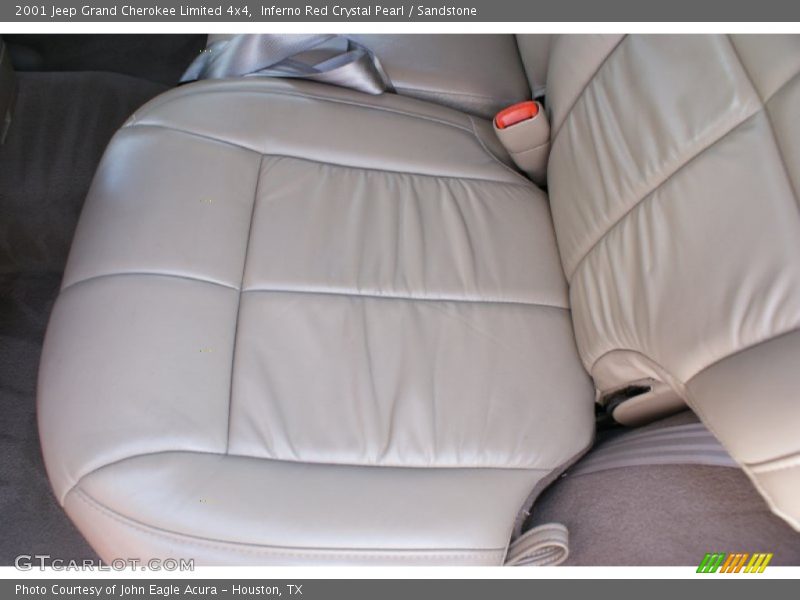 Inferno Red Crystal Pearl / Sandstone 2001 Jeep Grand Cherokee Limited 4x4