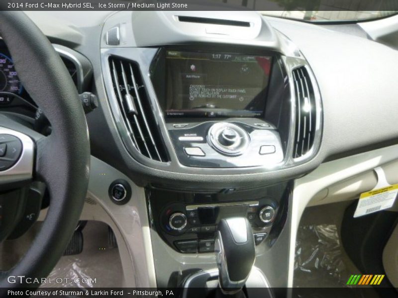 Ice Storm / Medium Light Stone 2014 Ford C-Max Hybrid SEL
