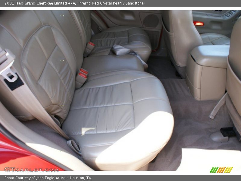 Inferno Red Crystal Pearl / Sandstone 2001 Jeep Grand Cherokee Limited 4x4