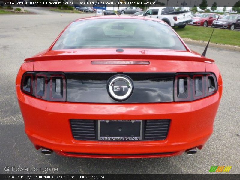 Race Red / Charcoal Black/Cashmere Accent 2014 Ford Mustang GT Premium Coupe