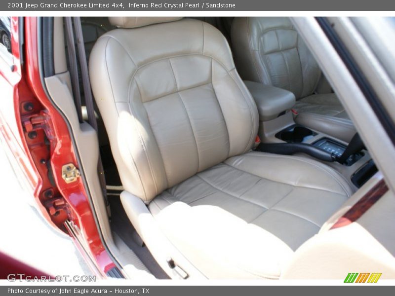 Inferno Red Crystal Pearl / Sandstone 2001 Jeep Grand Cherokee Limited 4x4