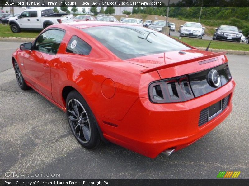 Race Red / Charcoal Black/Cashmere Accent 2014 Ford Mustang GT Premium Coupe