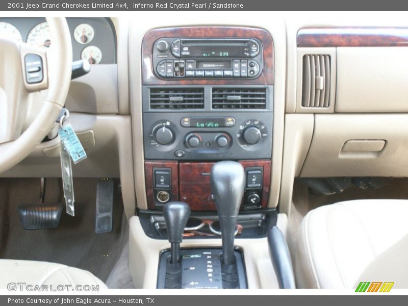 Inferno Red Crystal Pearl / Sandstone 2001 Jeep Grand Cherokee Limited 4x4