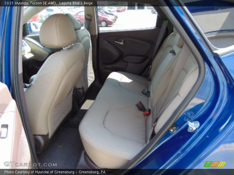 Laguna Blue / Beige 2015 Hyundai Tucson SE AWD