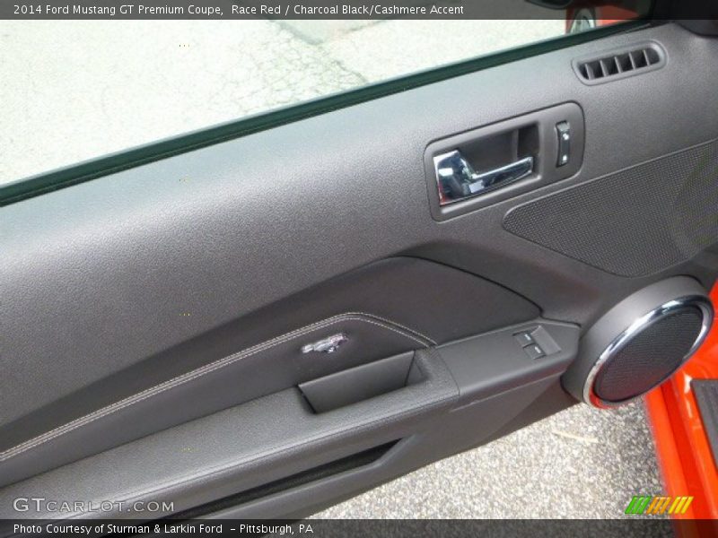 Race Red / Charcoal Black/Cashmere Accent 2014 Ford Mustang GT Premium Coupe