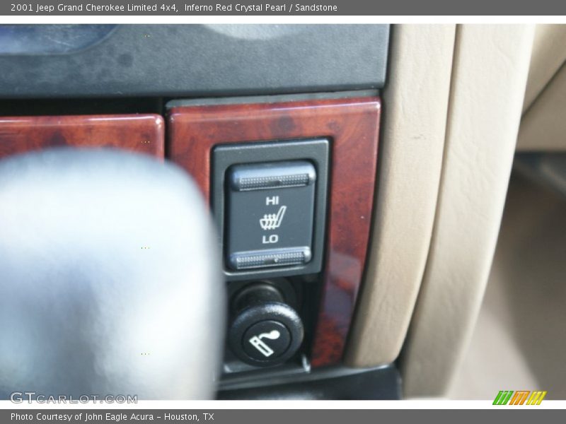 Inferno Red Crystal Pearl / Sandstone 2001 Jeep Grand Cherokee Limited 4x4