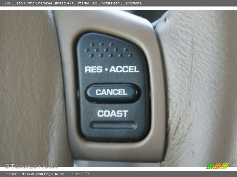 Inferno Red Crystal Pearl / Sandstone 2001 Jeep Grand Cherokee Limited 4x4
