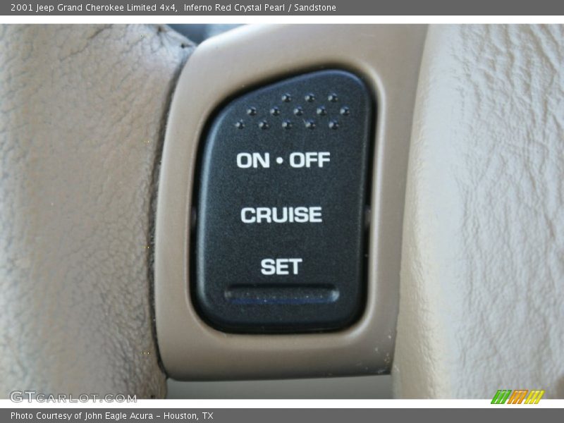 Inferno Red Crystal Pearl / Sandstone 2001 Jeep Grand Cherokee Limited 4x4