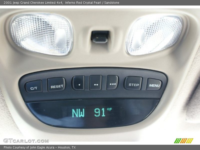 Inferno Red Crystal Pearl / Sandstone 2001 Jeep Grand Cherokee Limited 4x4