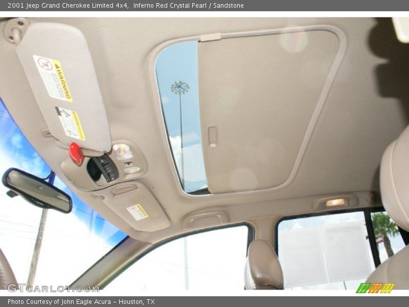 Inferno Red Crystal Pearl / Sandstone 2001 Jeep Grand Cherokee Limited 4x4