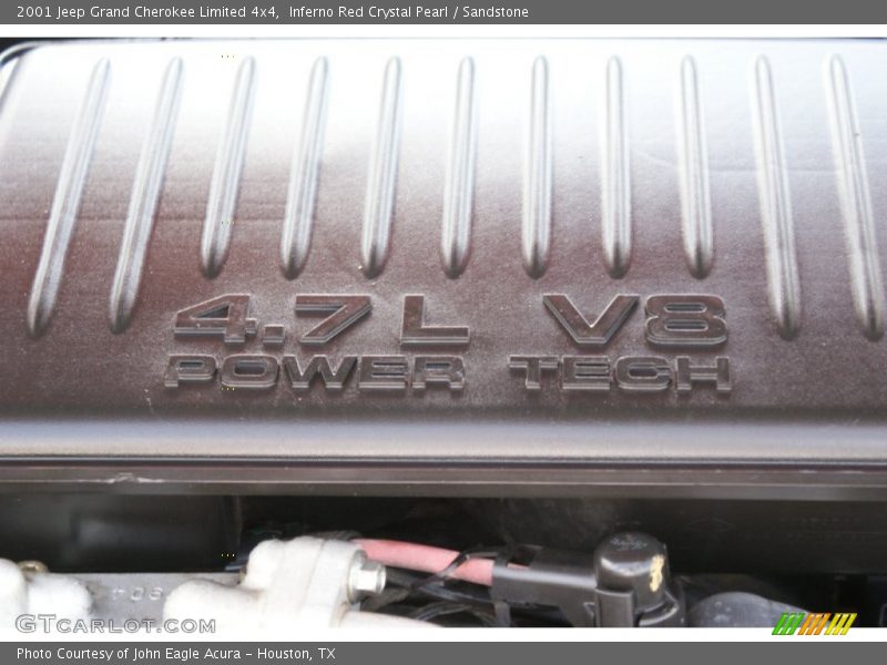 Inferno Red Crystal Pearl / Sandstone 2001 Jeep Grand Cherokee Limited 4x4