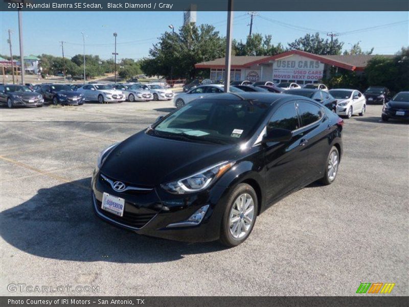 Black Diamond / Gray 2015 Hyundai Elantra SE Sedan