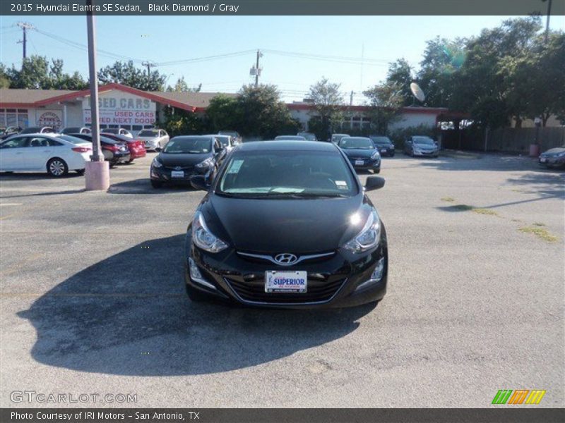 Black Diamond / Gray 2015 Hyundai Elantra SE Sedan