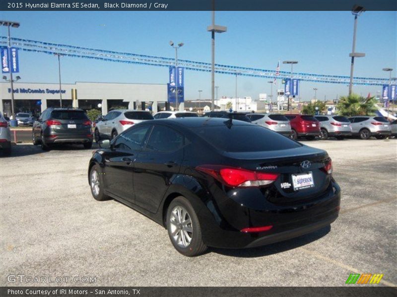 Black Diamond / Gray 2015 Hyundai Elantra SE Sedan