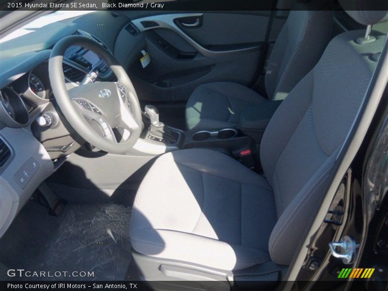 Black Diamond / Gray 2015 Hyundai Elantra SE Sedan