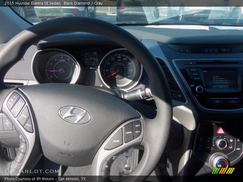 Black Diamond / Gray 2015 Hyundai Elantra SE Sedan