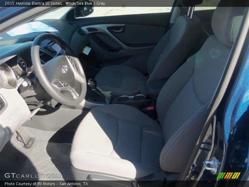 Windy Sea Blue / Gray 2015 Hyundai Elantra SE Sedan