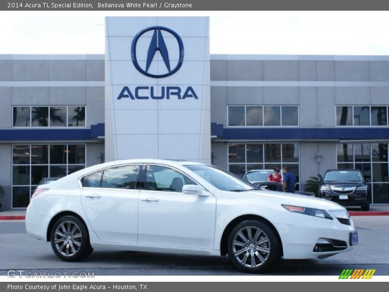 Bellanova White Pearl / Graystone 2014 Acura TL Special Edition