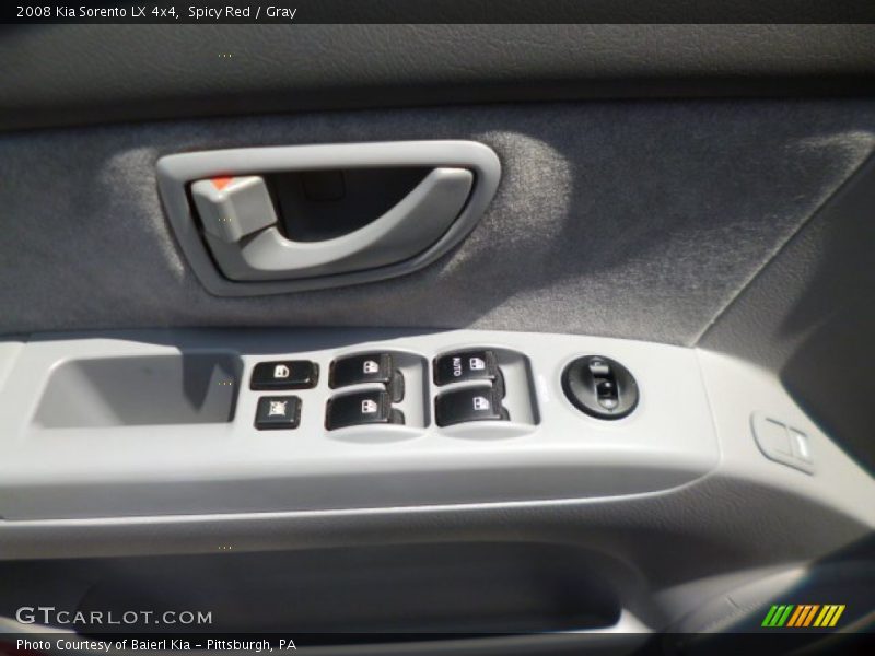 Spicy Red / Gray 2008 Kia Sorento LX 4x4