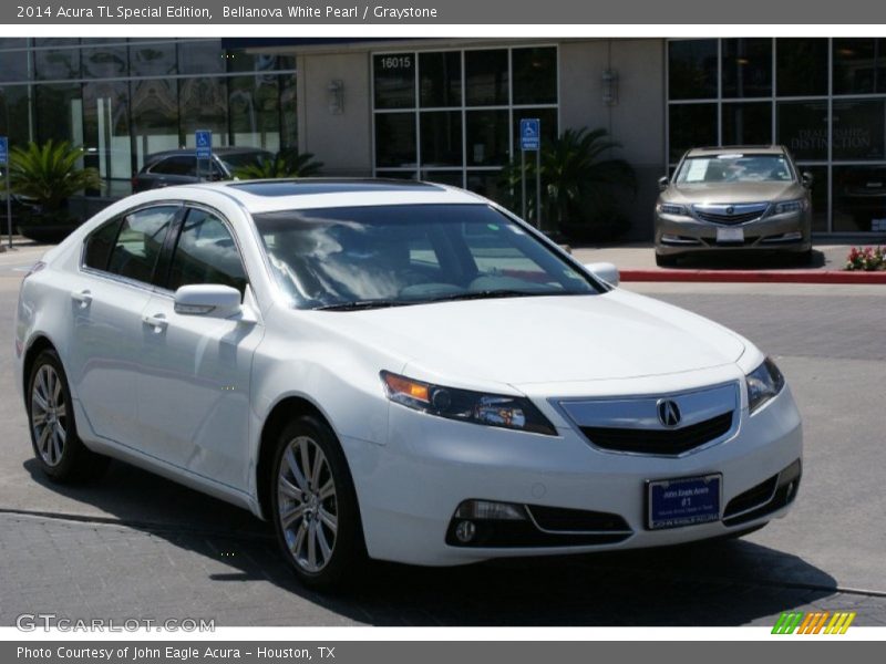 Bellanova White Pearl / Graystone 2014 Acura TL Special Edition