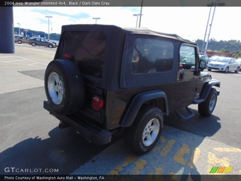 Black / Dark Slate Gray 2004 Jeep Wrangler Unlimited 4x4