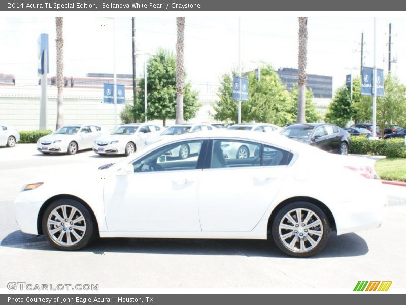 Bellanova White Pearl / Graystone 2014 Acura TL Special Edition