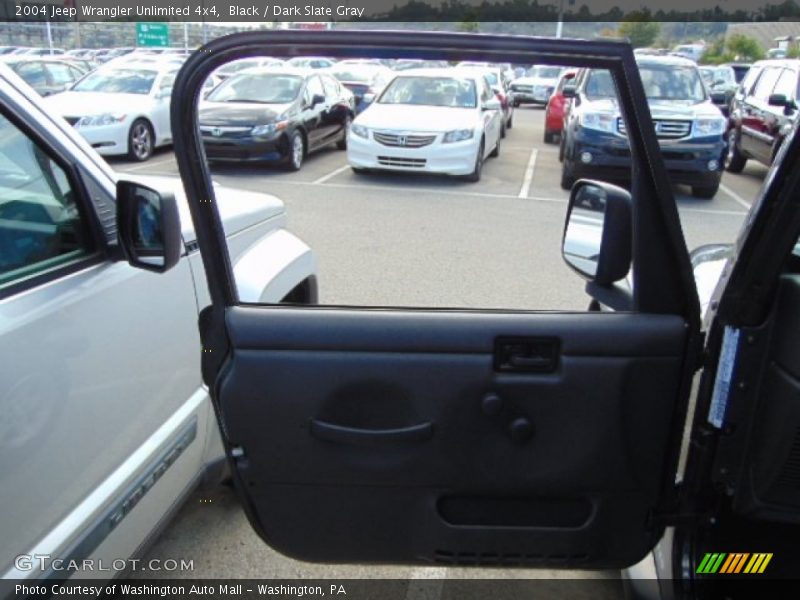 Black / Dark Slate Gray 2004 Jeep Wrangler Unlimited 4x4