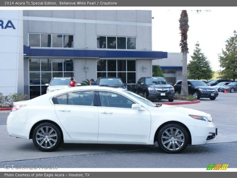 Bellanova White Pearl / Graystone 2014 Acura TL Special Edition