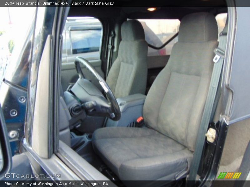 Black / Dark Slate Gray 2004 Jeep Wrangler Unlimited 4x4