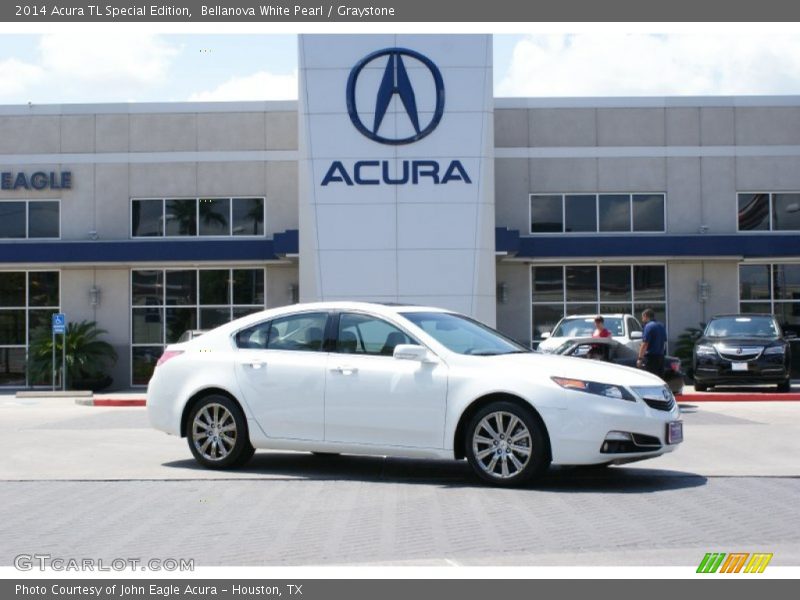 Bellanova White Pearl / Graystone 2014 Acura TL Special Edition