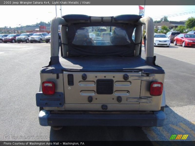 Light Khaki Metallic / Khaki 2003 Jeep Wrangler Sahara 4x4