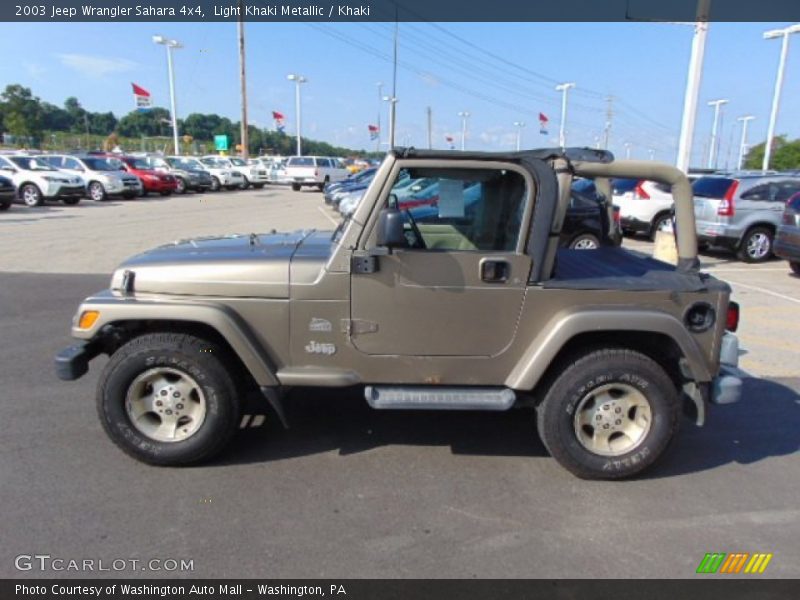 Light Khaki Metallic / Khaki 2003 Jeep Wrangler Sahara 4x4