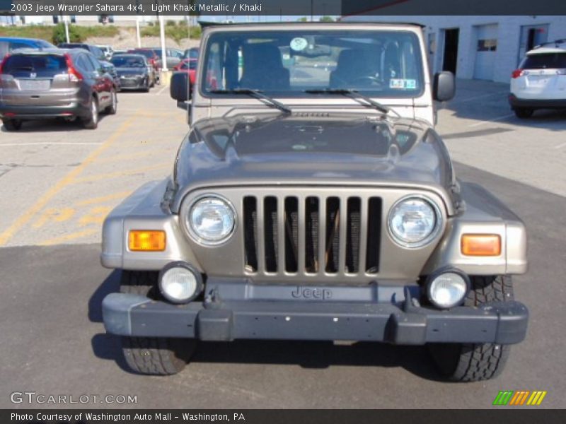 Light Khaki Metallic / Khaki 2003 Jeep Wrangler Sahara 4x4