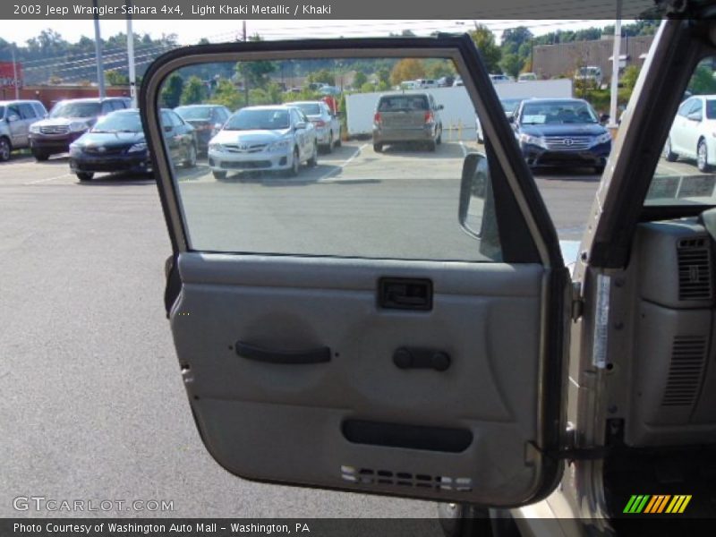Light Khaki Metallic / Khaki 2003 Jeep Wrangler Sahara 4x4