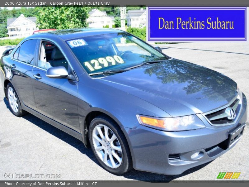 Carbon Gray Pearl / Quartz Gray 2006 Acura TSX Sedan
