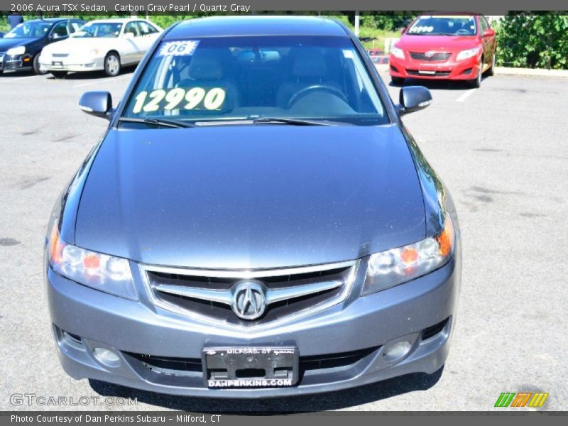 Carbon Gray Pearl / Quartz Gray 2006 Acura TSX Sedan