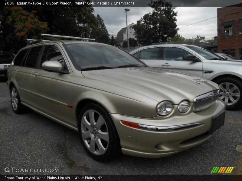 Winter Gold Metallic / Champagne 2006 Jaguar X-Type 3.0 Sport Wagon