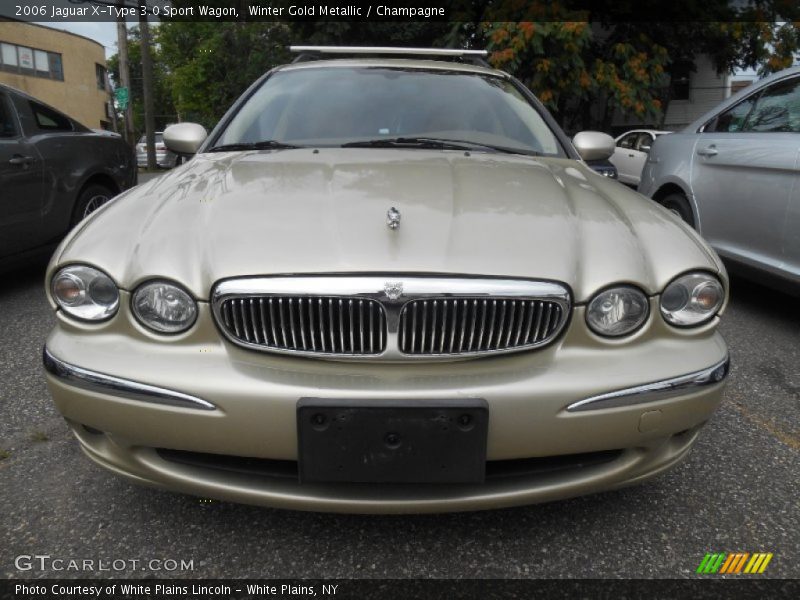 Winter Gold Metallic / Champagne 2006 Jaguar X-Type 3.0 Sport Wagon