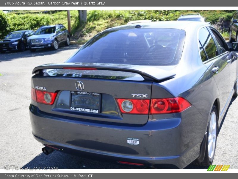 Carbon Gray Pearl / Quartz Gray 2006 Acura TSX Sedan