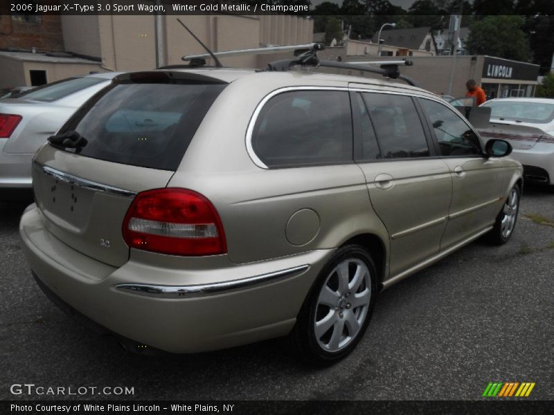 Winter Gold Metallic / Champagne 2006 Jaguar X-Type 3.0 Sport Wagon