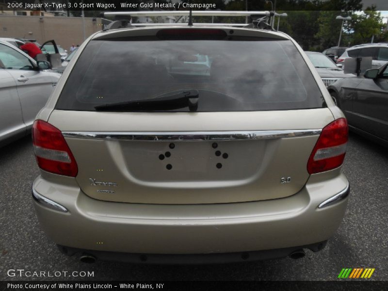 Winter Gold Metallic / Champagne 2006 Jaguar X-Type 3.0 Sport Wagon