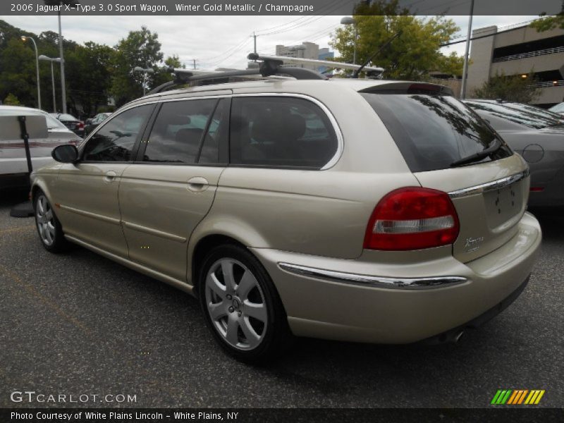 Winter Gold Metallic / Champagne 2006 Jaguar X-Type 3.0 Sport Wagon