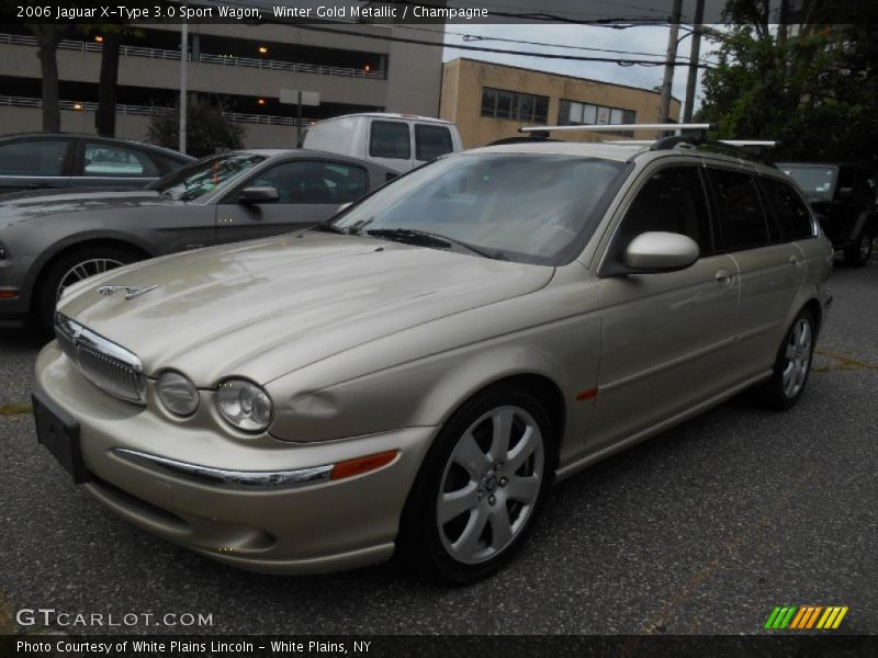 Winter Gold Metallic / Champagne 2006 Jaguar X-Type 3.0 Sport Wagon