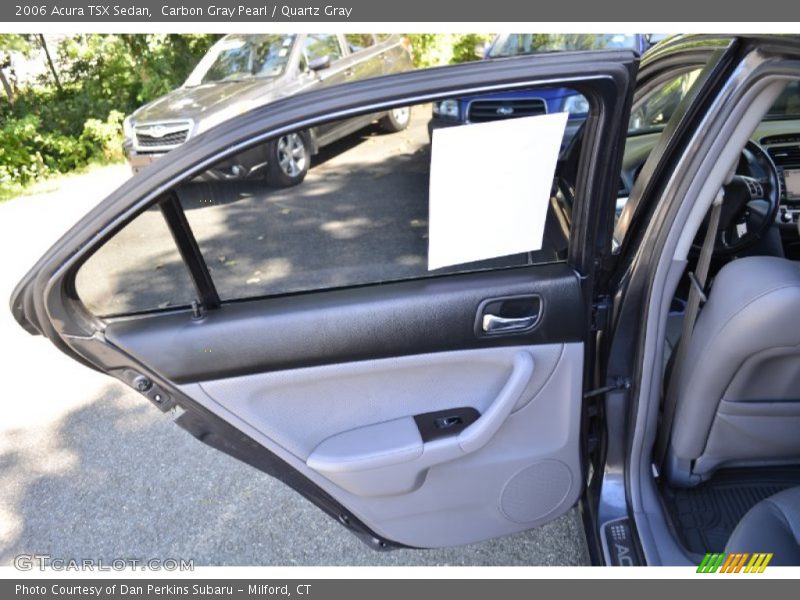 Carbon Gray Pearl / Quartz Gray 2006 Acura TSX Sedan