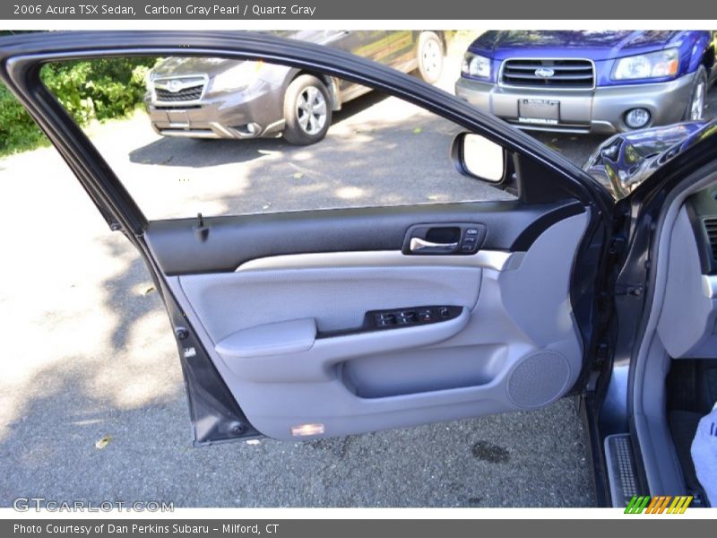 Carbon Gray Pearl / Quartz Gray 2006 Acura TSX Sedan