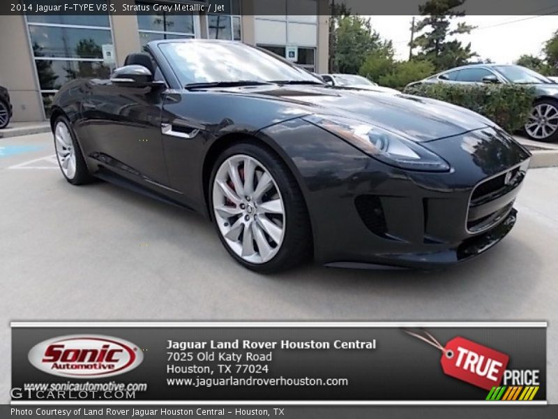 Stratus Grey Metallic / Jet 2014 Jaguar F-TYPE V8 S