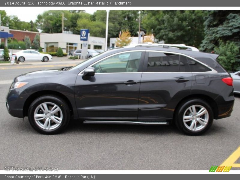 Graphite Luster Metallic / Parchment 2014 Acura RDX Technology AWD